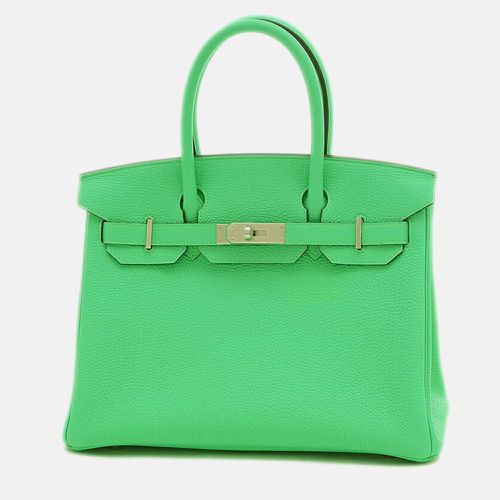 Hermes Vert Comic Togo Birkin Handbag - Hermes - Modalova