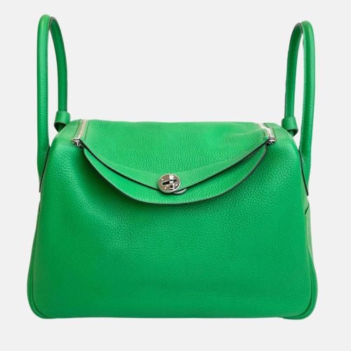 Hermes Green Togo Leather Lindy 34 Shoulder Bag - Hermes - Modalova