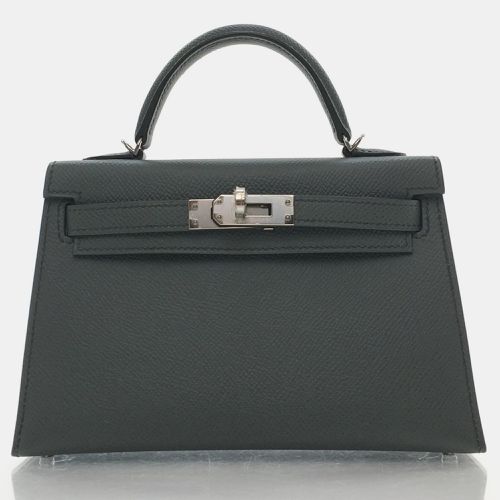 Hermes Vert Amande Epsom Mini Kelly Handbag - Hermes - Modalova