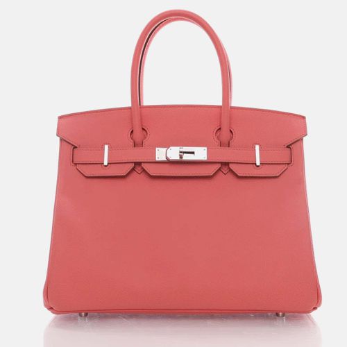 Hermes Flamingo Epsom Birkin 30 Handbag - Hermes - Modalova