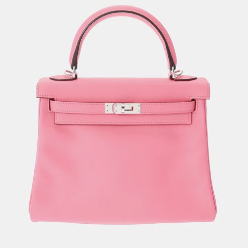 Hermes Rose Azalee Togo Leather Kelly 28 Tote Bag - Hermes - Modalova