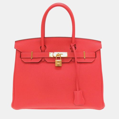 Hermes Red Togo Leather Birkin 30 Tote Bag - Hermes - Modalova