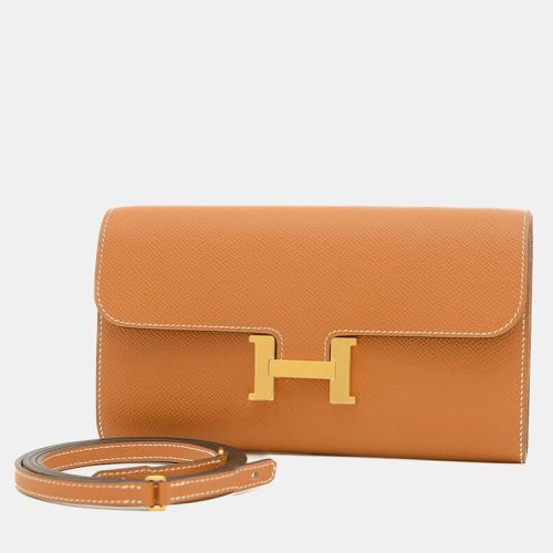 Hermes Toffee Epsom Leather Constance To-Go Wallet - Hermes - Modalova