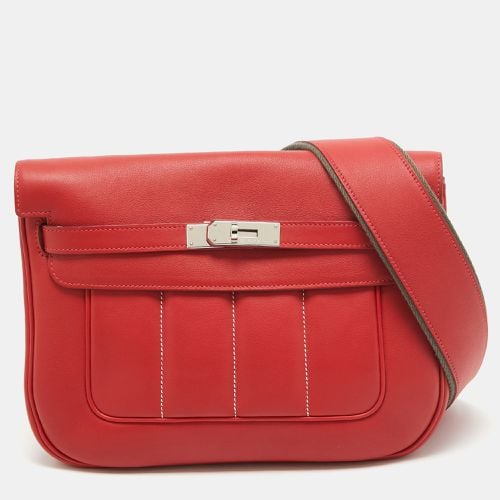 Hermes Rouge Tomate Swift Leather Palladium Finish Berline 28 Bag - Hermes - Modalova