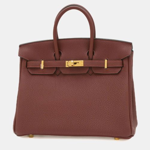 Hermes Rouge Ash Togo Birkin 25 Handbag - Hermes - Modalova