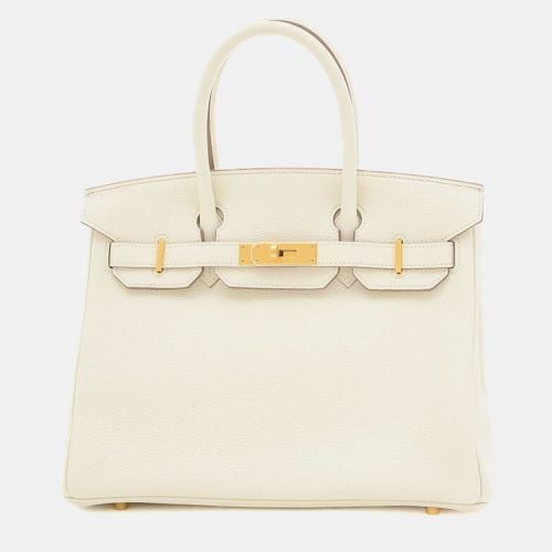 Hermes Mushroom Togo Birkin 30 Handbag - Hermes - Modalova