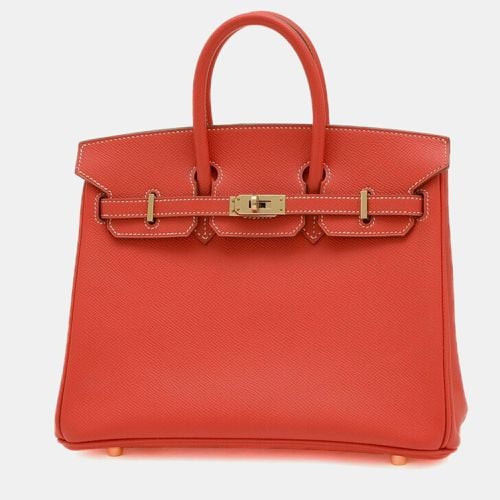 Hermes Rose Jaipur Epsom Leather Birkin 25 Tote Bag - Hermes - Modalova