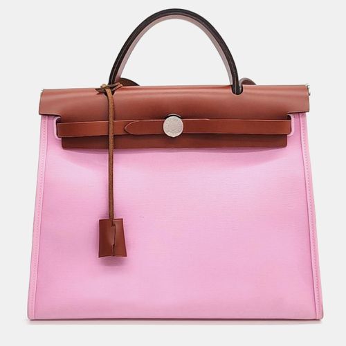 Hermes Pink leather Herbag Small Bag - Hermes - Modalova