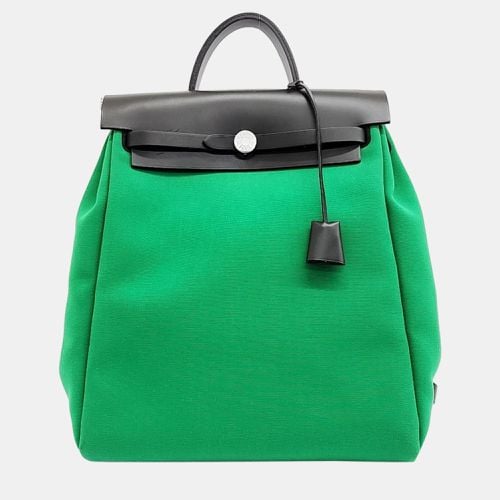 Hermes Green Herbag Backpack Bag - Hermes - Modalova