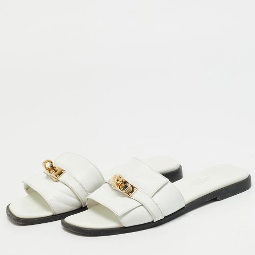 Giulia Size 35 Leather Flat Slide - Hermes - Modalova