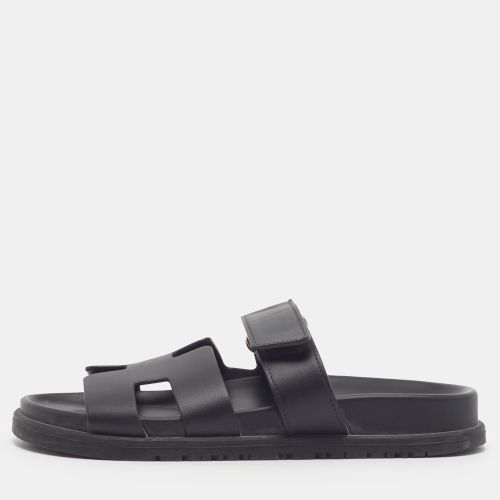 Chypre Size 36 Leather Flat Slide - Hermes - Modalova