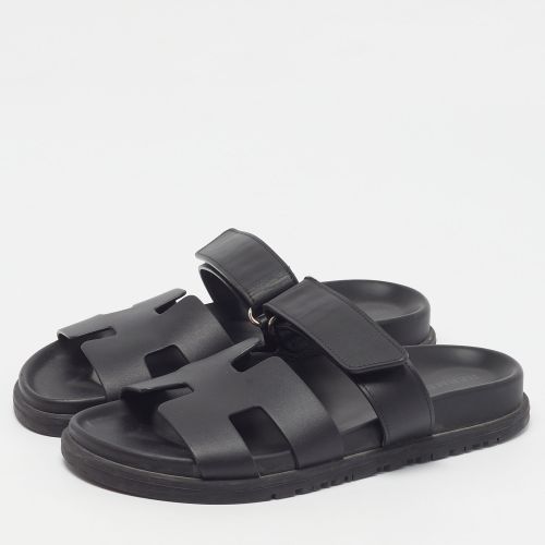 Chypre Size 36 Leather Flat Slide - Hermes - Modalova