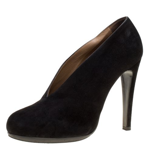 Hermes Black Suede Florida Pumps Size 37.5 - Hermes - Modalova