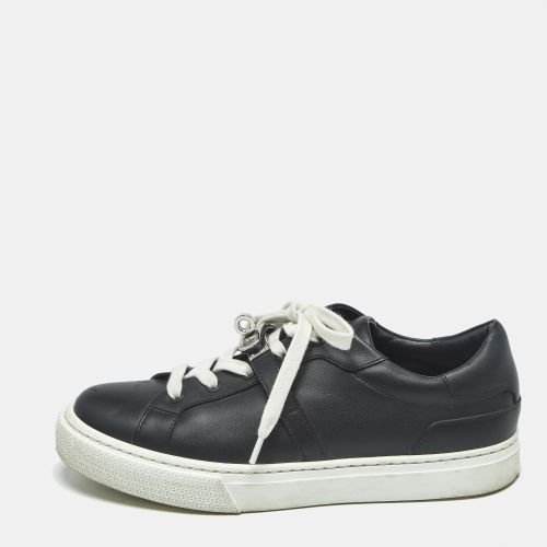 Hermes Black Leather Day Low Top Sneakers Size 36 - Hermes - Modalova