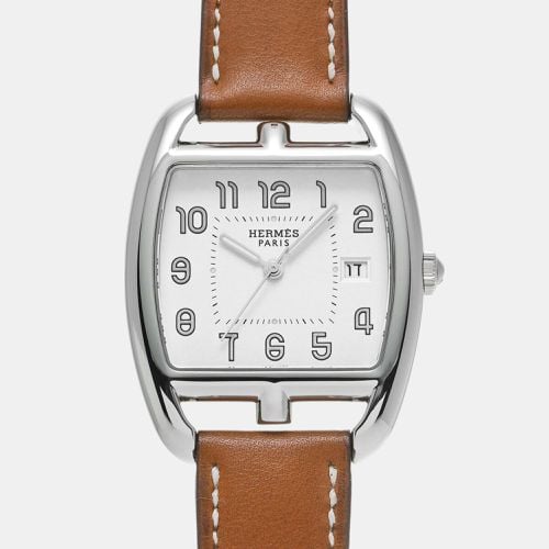 Hermes White Stainless Steel Cape Cod CT1.710 Quartz Women's Wristwatch 42 mm - Hermes - Modalova