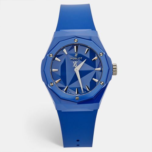 Hublot Blue Ceramic Rubber Classic Fusion Orlinski 550.ES.5100.RX.ORL21 Unisex Wristwatch 40 mm - Hublot - Modalova