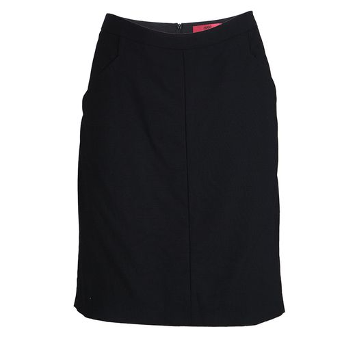 Hugo By Hugo Boss Black Wool Rossla Skirt M - Hugo Boss - Modalova