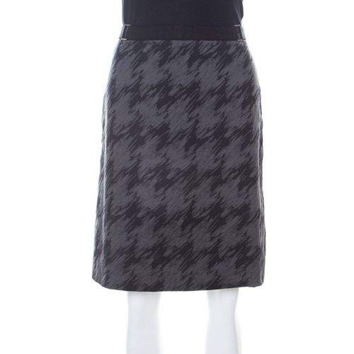 Hugo Boss Dark Grey Cotton A Line Short Skirt S - Hugo Boss - Modalova