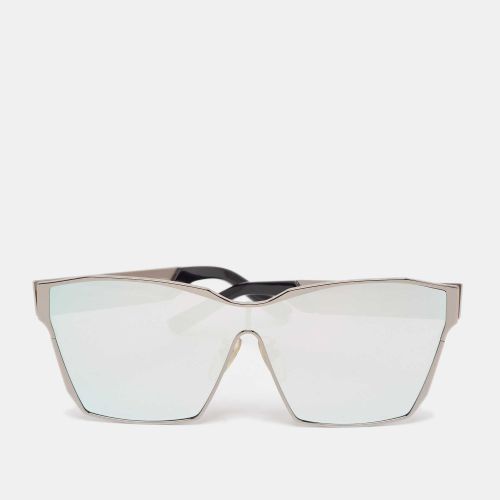 Irresistor Silver/Black Lambda Oversized Sunglasses - Irresistor - Modalova