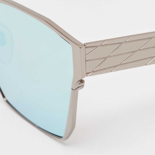 Black Lambda Oversized Sunglasses - Irresistor - Modalova