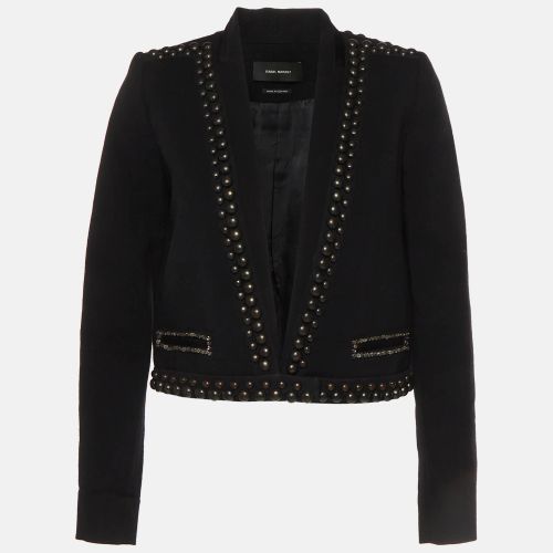 Wool Embellished Shawl Lapel Evening Jacket S - Isabel Marant - Modalova