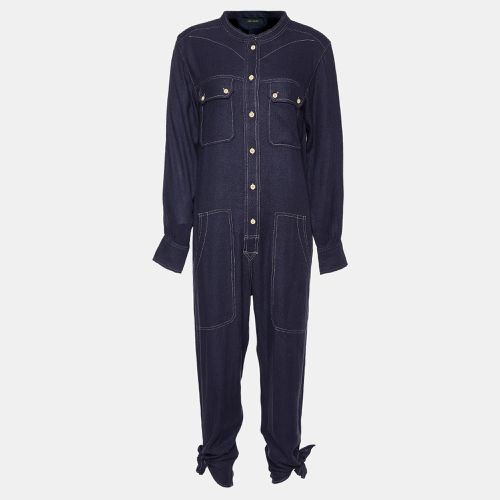 Isabel Marant Faded Night Blue Silk Jumpsuit S - Isabel Marant - Modalova