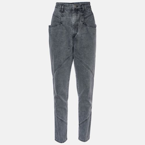 Isabel Marant Grey Washed Denim Paneled Jeans S Waist 31" - Isabel Marant - Modalova