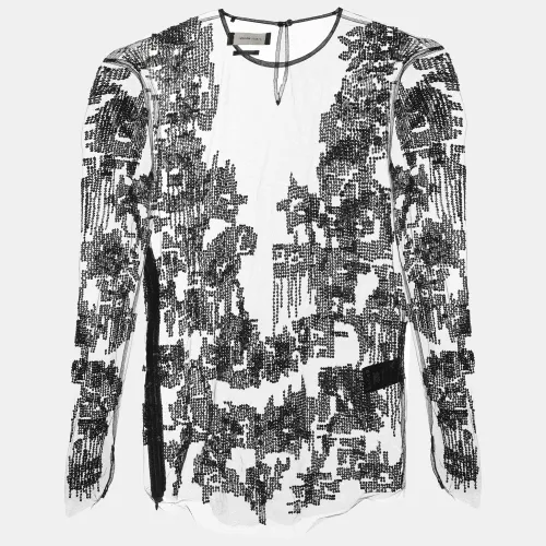 Sequin Mesh and Silk Top TO - Isabel Marant - Modalova