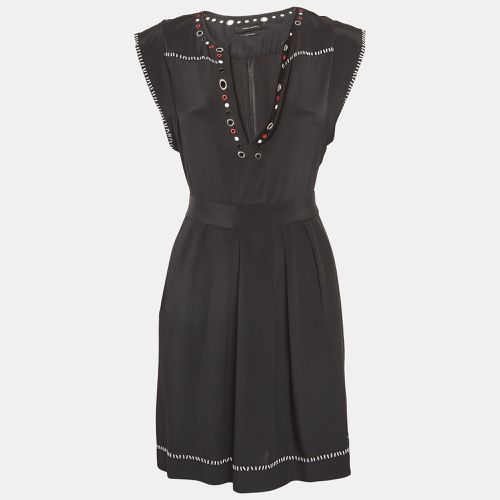 Embellished Silk Tie-Up Waist Dress M - Isabel Marant - Modalova