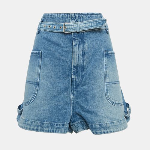 Isabel Marant Blue Denim Belted Kike Shorts L - Isabel Marant - Modalova