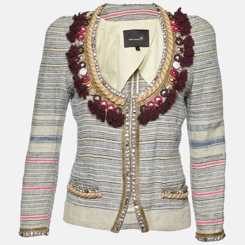 Isabel Marant Beige Embellished Linen Jacket S - Isabel Marant - Modalova