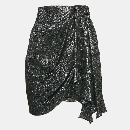 Isabel Marant Metallic Silk Blend Mini Skirt M - Isabel Marant - Modalova