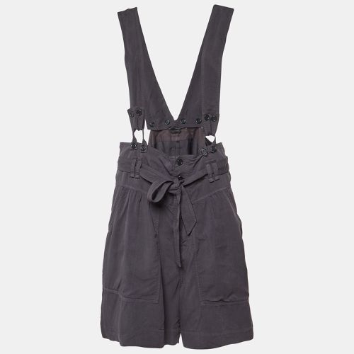 Lyocell Blend High Waisted Suspender Shorts L - Isabel Marant - Modalova