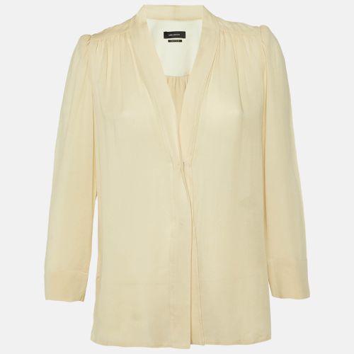 Isabel Marant Beige Cotton Blend Button Front Blouse S - Isabel Marant - Modalova