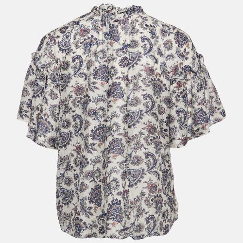Silk Ruffled Top S - Isabel Marant - Modalova