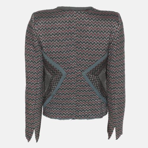 Multicolored Patterned Lurex Knit Jacket XS - Isabel Marant - Modalova