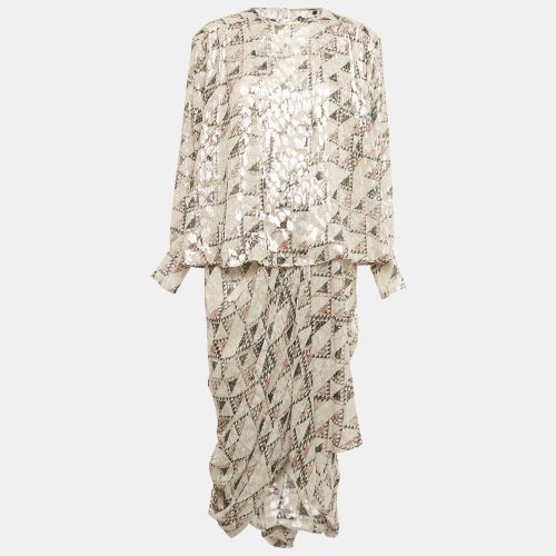 Isabel Marant Grey Lurex Midway Fil Coupe Top and Skirt Set M - Isabel Marant - Modalova