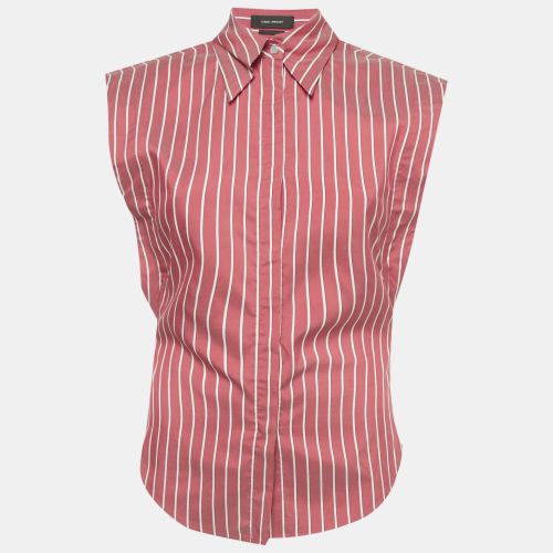 Isabel Marant Pink Striped Silk Enza Shirt S - Isabel Marant - Modalova