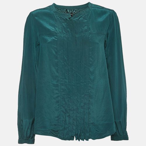 Isabel Marant Dark Green Silk Button Front Blouse L - Isabel Marant - Modalova