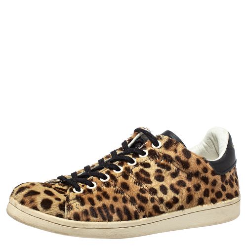 Isabel Marant Brown/Black Leopard Print Pony Hair And Leather Sneakers Size 36 - Isabel Marant - Modalova