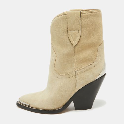 Isabel Marant Grey Suede Ankle Boots Size 38 - Isabel Marant - Modalova