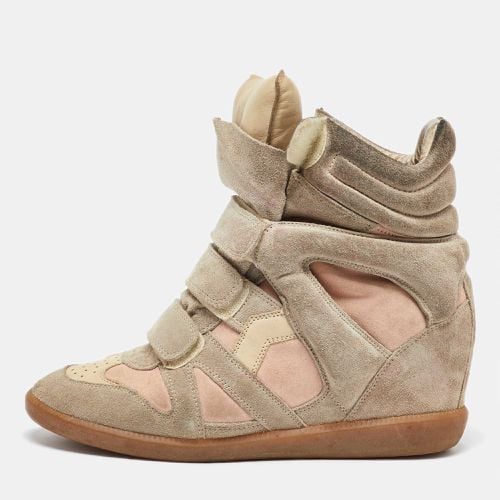 Isabel Marant Multicolor Suede and Leather Bekett Wedge Sneakers Size 40 - Isabel Marant - Modalova