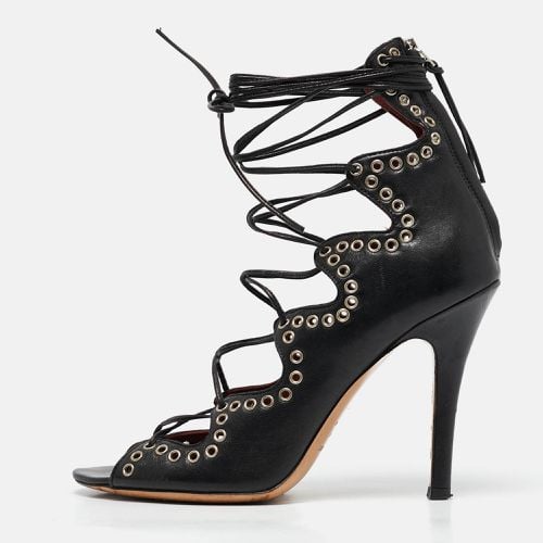 Leather Eyelet Embellished Lace Up Lelie Sandals Size 36 - Isabel Marant - Modalova