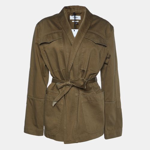 Isabel Marant Etoile Khaki Brown Cotton Satki Jacket S - Isabel Marant Etoile - Modalova