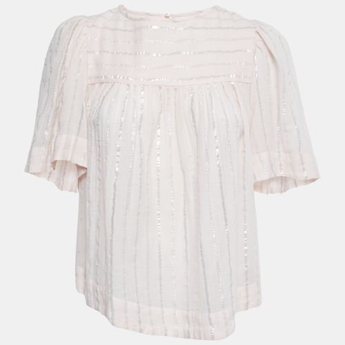 Light Lurex Striped Cotton Blouse M - Isabel Marant Etoile - Modalova