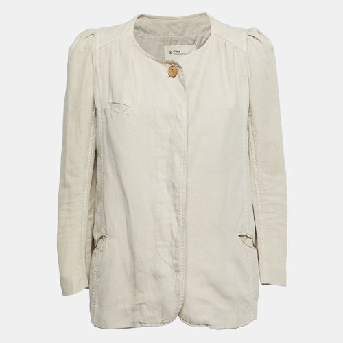 Isabel Marant Etoile Beige Cotton Button Front Jacket M - Isabel Marant Etoile - Modalova