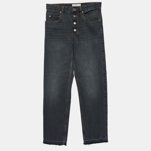 Isabel Marant Étoile Charcoal Denim Distressed Garance Jeans S - Isabel Marant Etoile - Modalova