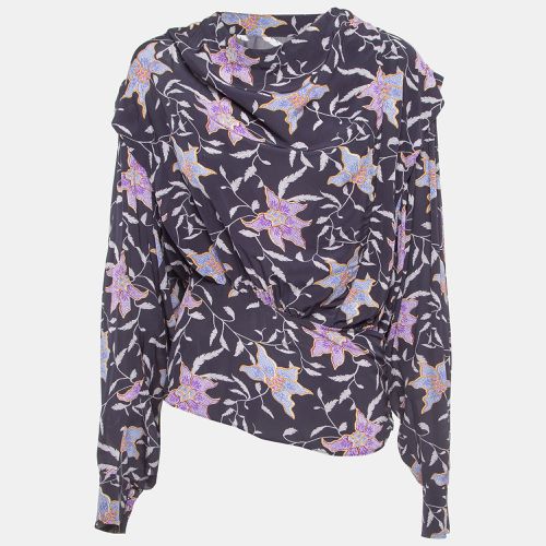 Isabel Marant Etoile Floral Print Crepe Oxel Blouse S - Isabel Marant Etoile - Modalova