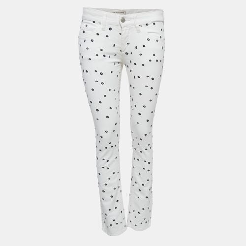 Isabel Marant Etoile White Embroidered Denim Jeans S Waist 30" - Isabel Marant Etoile - Modalova