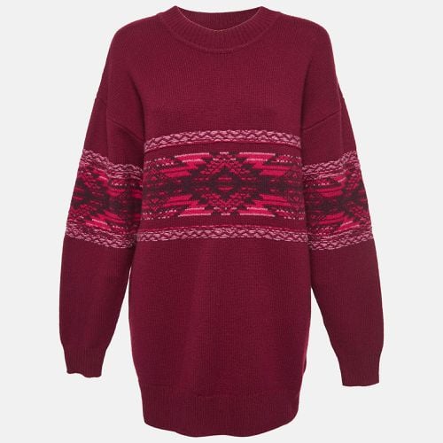 Avril Fair-Isle Knit Oversized Sweater S - Isabel Marant Etoile - Modalova